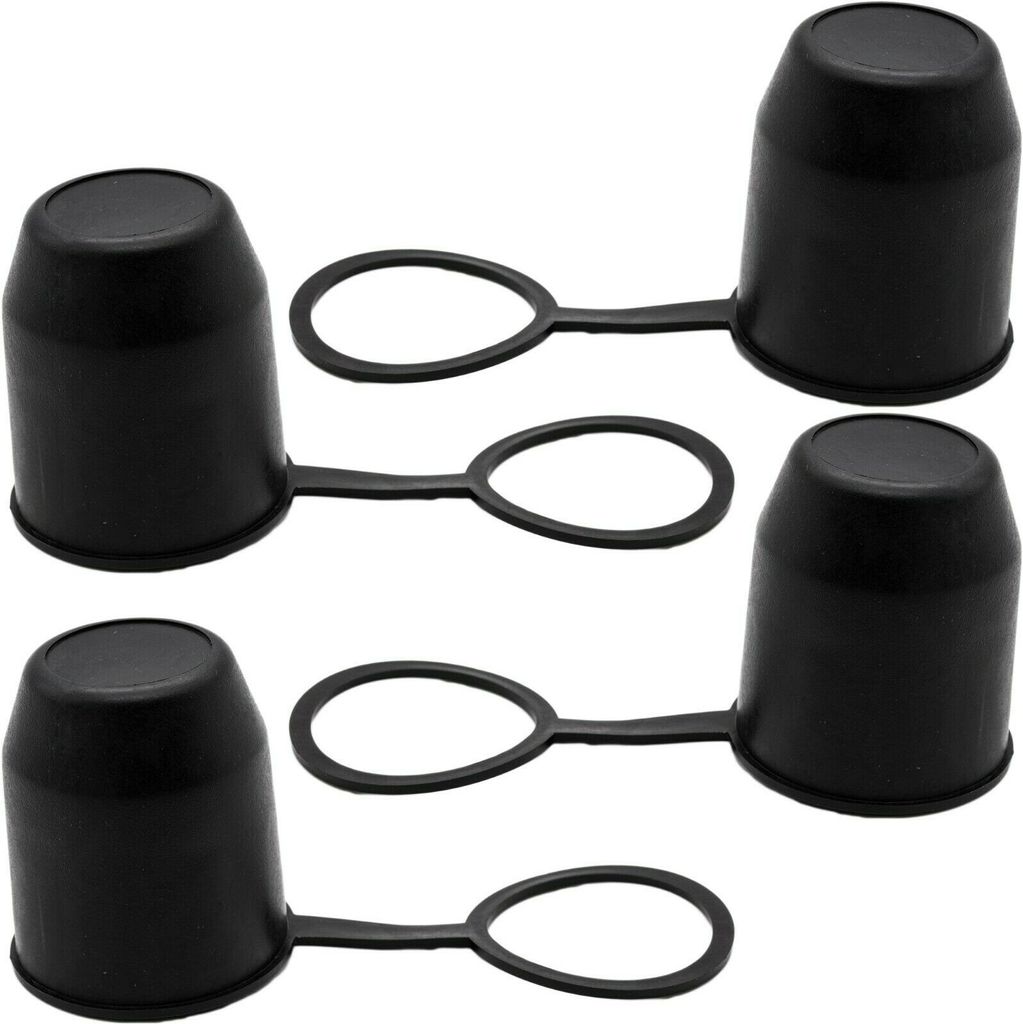 4x Anhängerkupplungskappe Schutzkappe Abdeckkappe Produktbild 