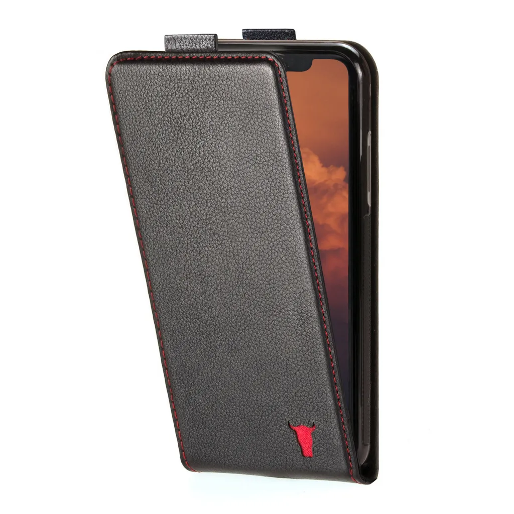 Custodia Flip Portafoglio Per Doogee V Max Pro - Cover In Tessuto Oxford E Pelle PU Con Chiusura Magnetica E Tasche Carte - Nero