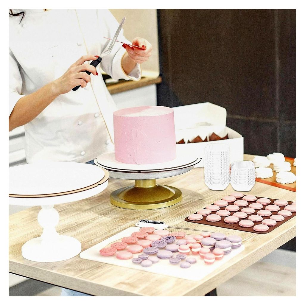 Große Weiße Papier Cupcake Förmchen Hitzebeständig Vielseitig Einsetzbar für Backzubehör und Kuchen Dekoration