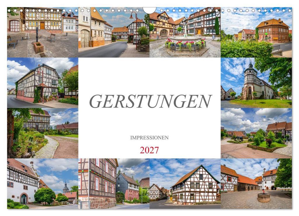 Gerstungen Impressionen (Wandkalender 2027 DIN A3 quer), CALVENDO Monatskalender