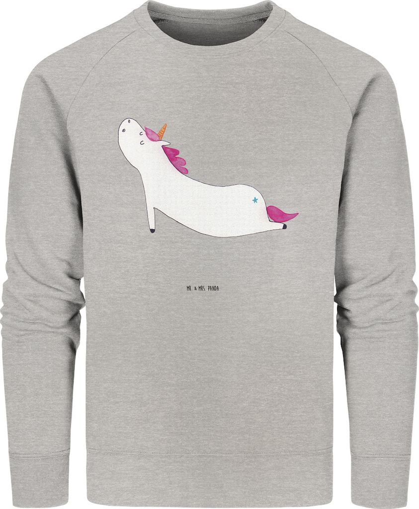 Mr. & Mrs. Panda Baumwoll Pullover Einhorn Yoga Größe XS - Produktbild 