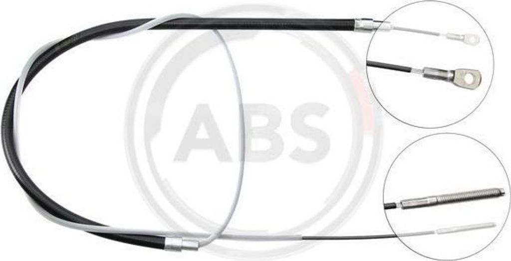 A.B.S. K10256 Seilzug, Handbremse OE 34411156436 kompatibel mit 5er E34
