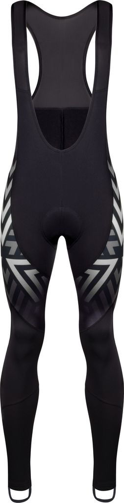 FORCE Radhose SPIKE mit Pad schwarz- weiss +5 °C bis +15 °C Größe: S