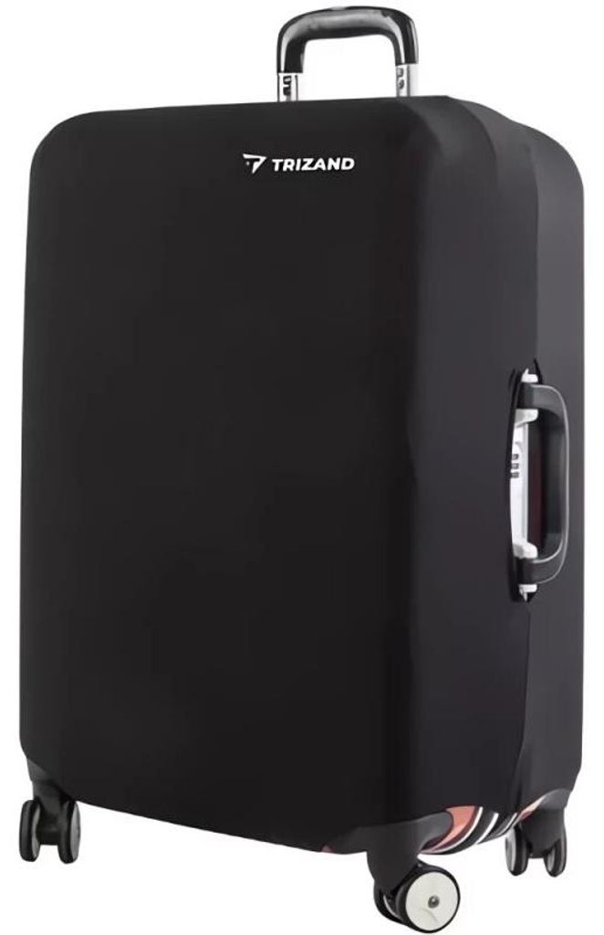 Trizand 23838 Obal na kufor L 70 x 50 x 30 cm čierny Obrázok produktu 