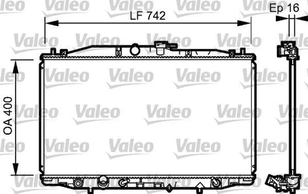Valeo 735049 Radiateur Moteur OE 19010RBBE51 pour Accord Essence