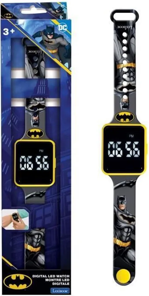 Batman Lexibook LED Watch: Orologio Digitale Leggero per Ragazzi