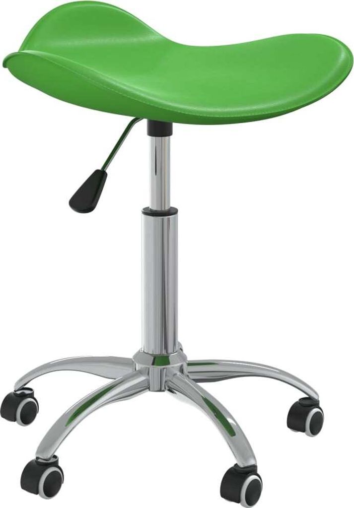 Eleganten-Stil Friseur Rollhocker Grün Kunstleder,Barhocker CHY84612