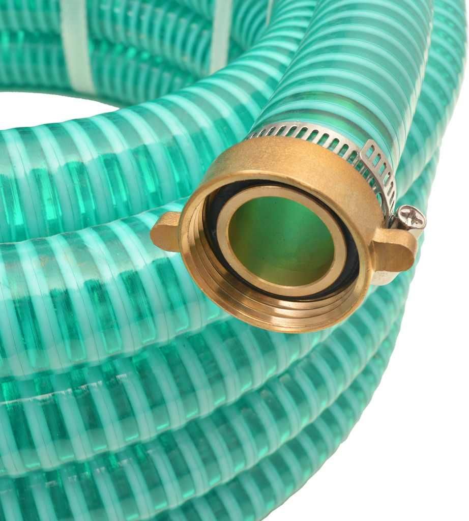 vidaXL Sací hadice s mosaznými koncovkami 15 m 25 mm zelená Obrázek produktu 