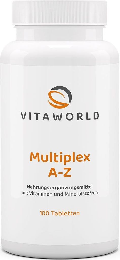 Vitaworld Multiplex Multivitamin A-Z | 100 Tabletten | 24 Produktbild 