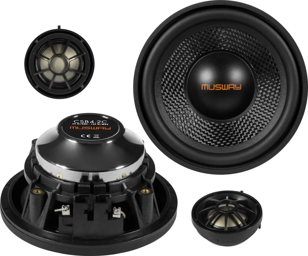 MUSWAY CSB-4.2C Système 2 voies 10 cm pour corriger un son saturé