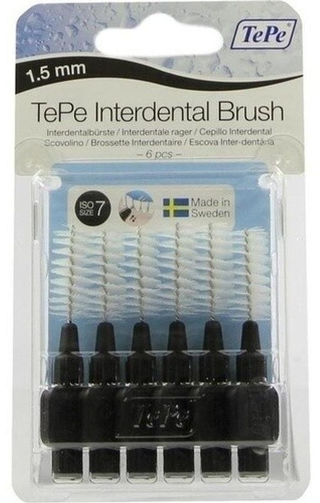 Cepillo interdental TePe, color , 1,5 mm, paquete de 5 Imagen del producto 