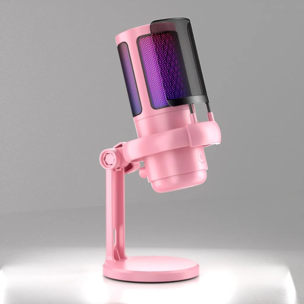 Micro USB Rose RGB pour supprimer les bruits et réussir ses Streams - 2