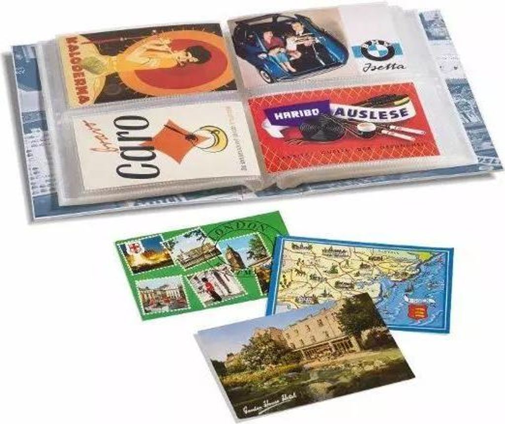 Postkarten Album für 200 Postkarten, inkl. 50 Immagine del prodotto 
