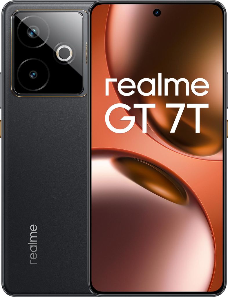 Realme GT 7T Dual Sim - Czarny - 256 GB Zdjęcie produktu 