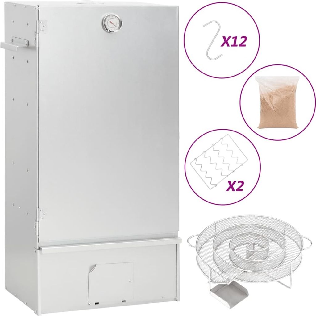 Räucherofen mit Kaltrauchgenerator Verzinkter Stahl