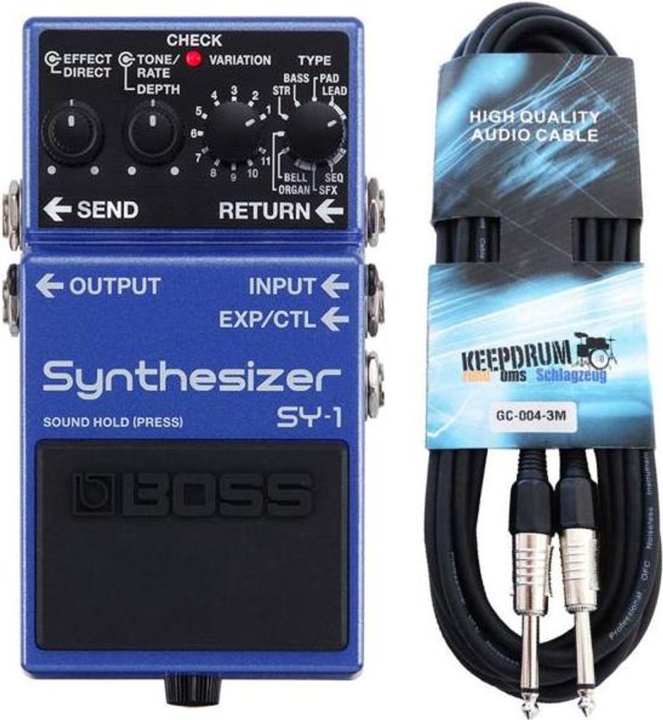 Boss SY-1 Synthesizer Effektgerät mit Kabel Produktbild 