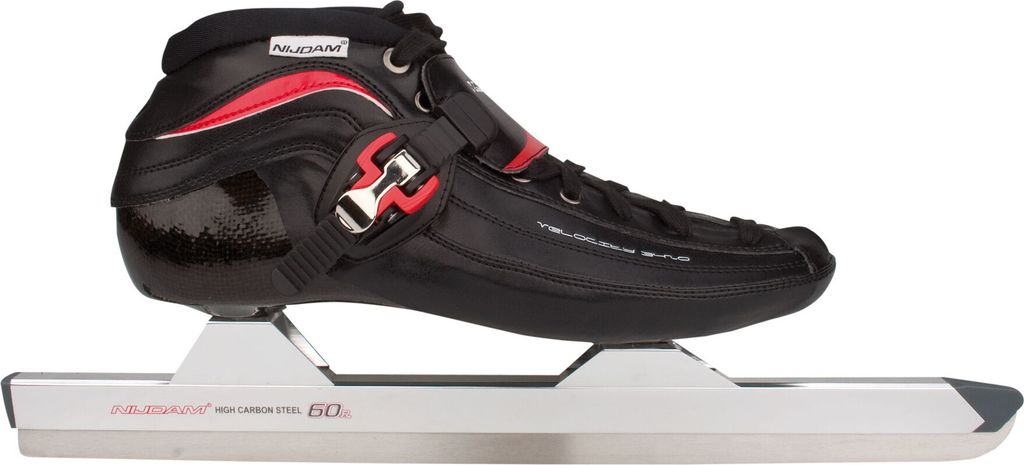 Nijdam 3420 Norweger - Schlittschuhe - Erwachsene - Rot - Größe 41