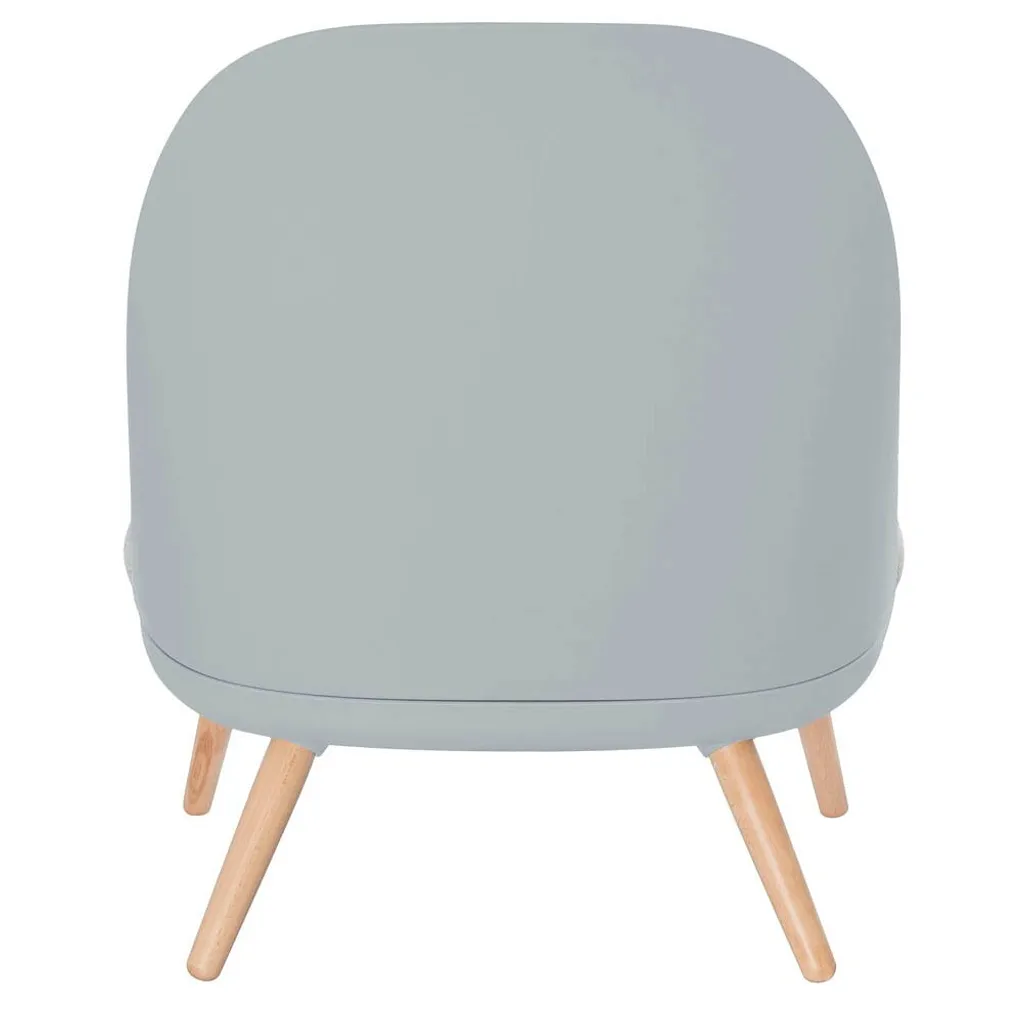 Fauteuil Cocoon Design Gris Moderne : Siège Confortable pour le Salon - 6