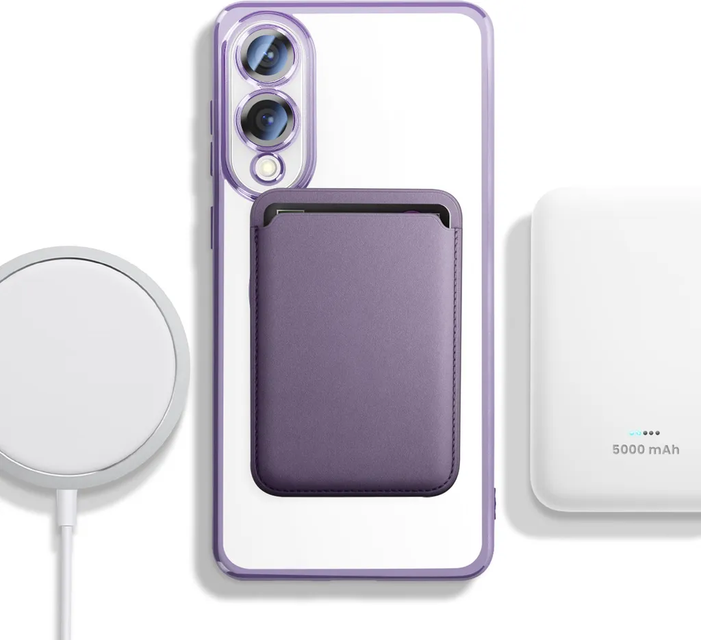 Custodia Samsung S25 Edge Avizar MagSafe Viola Silicone - Zero Problemi - 4