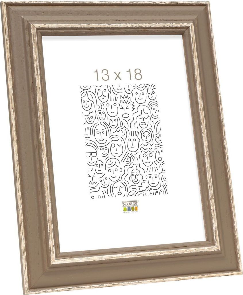 Deknudt S221F3 13x18 Holz braun mit Innenkante