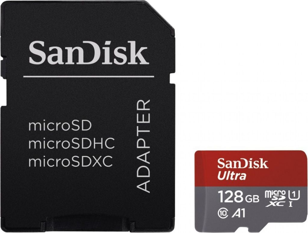 SanDisk Ultra, 128 GB, MicroSDXC, Klasse 10, UHS-I, 140 Produktbild 