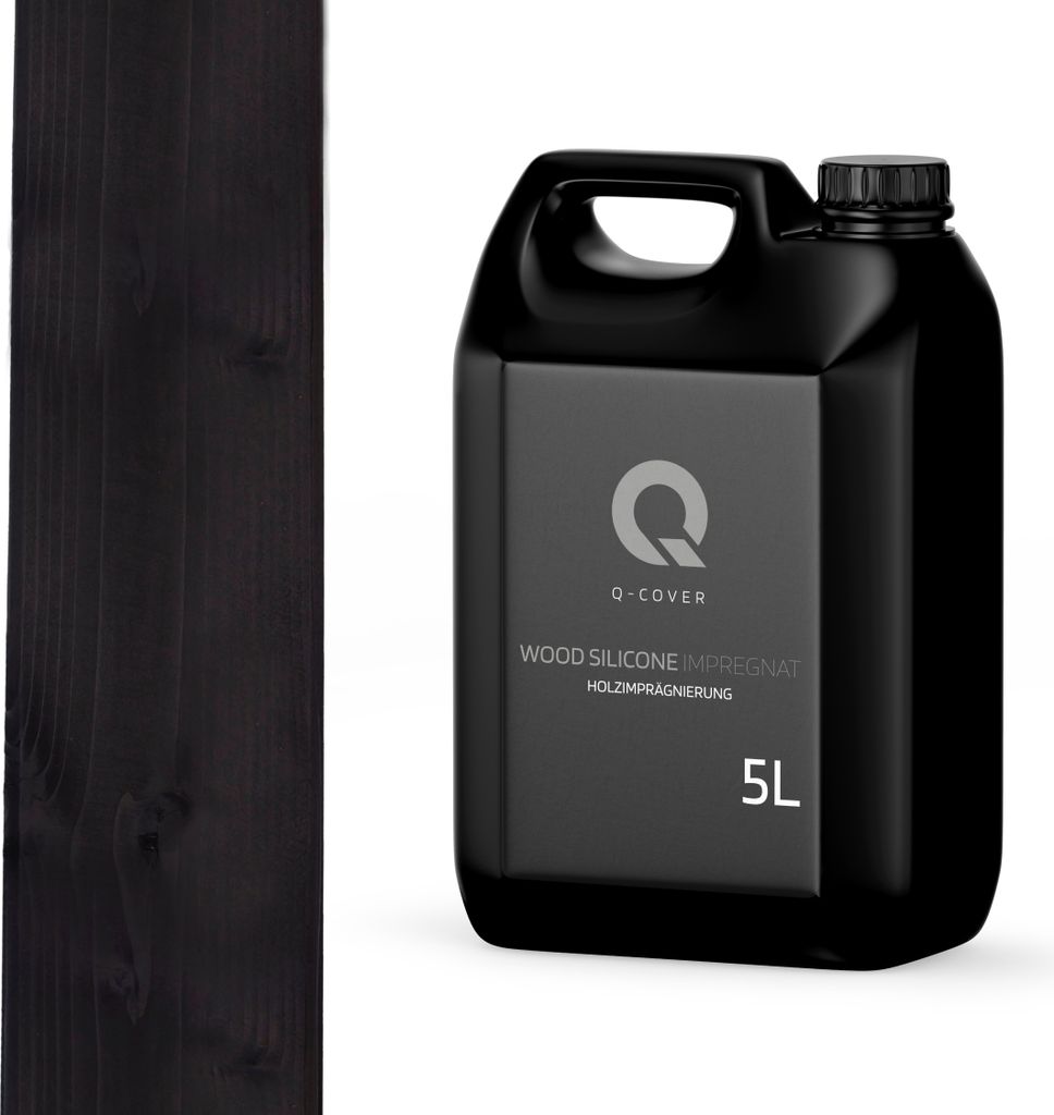 Holzimprägnierung | Schwarz 5L 2 In 1 Holzschutz | Produktbild 
