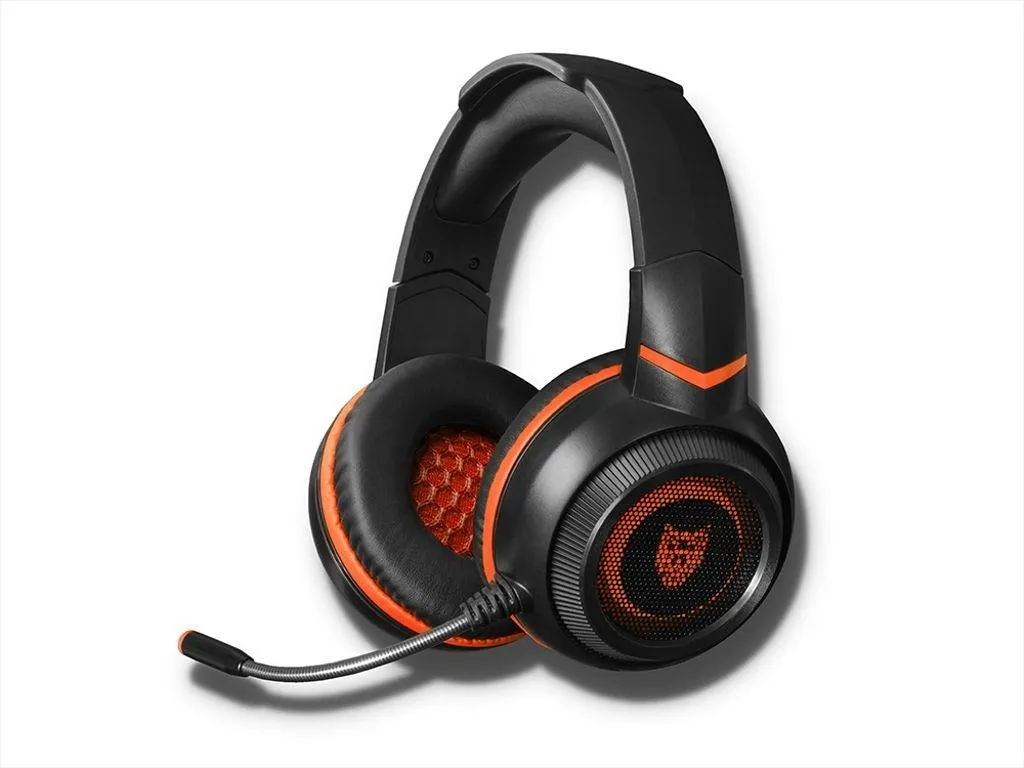 Cuffie da gioco Liocat HP 785C Over-ear Nero/Arancio | Audio immersivo