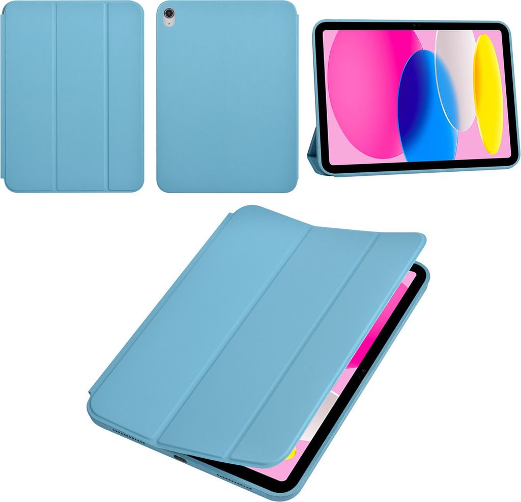 Apple iPad 10.9 (2022) Book Case Tablet - Smart Case - Light Blue