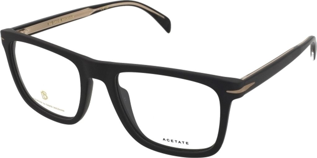 David Beckham DB 7115 Matte black gold 54/19/145 Herren Brillen