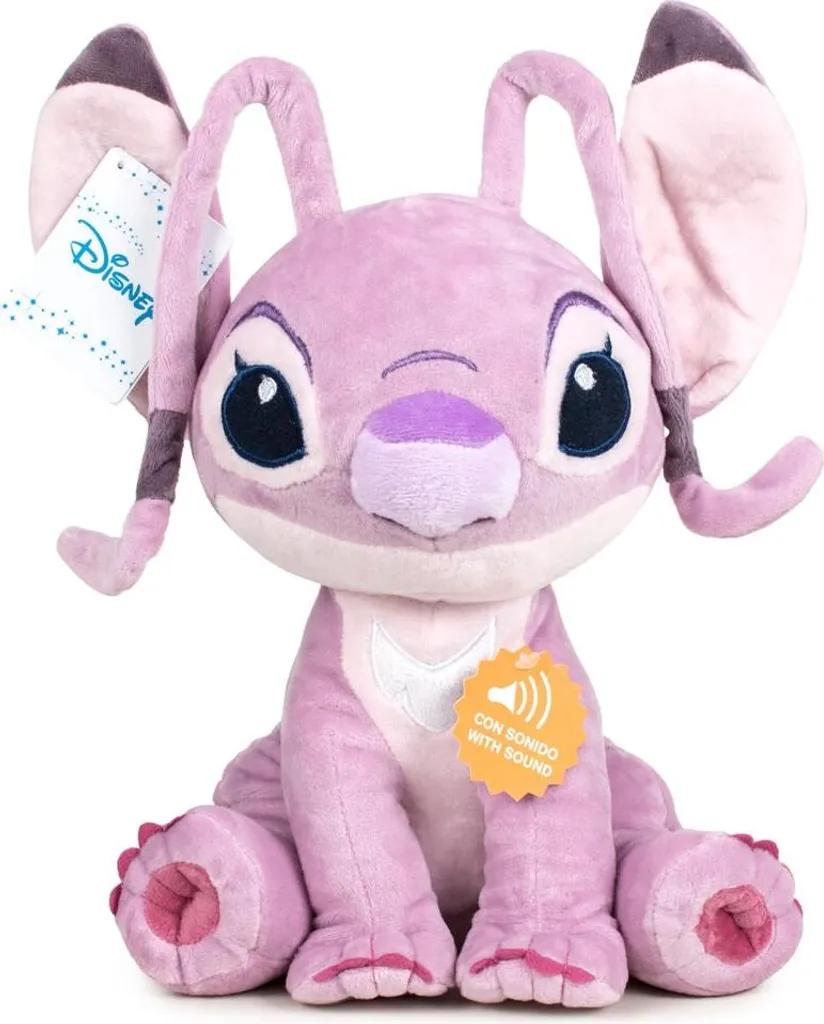 Peluche Stitch Angel Disney - Doudou Doux de 40 cm pour Enfants