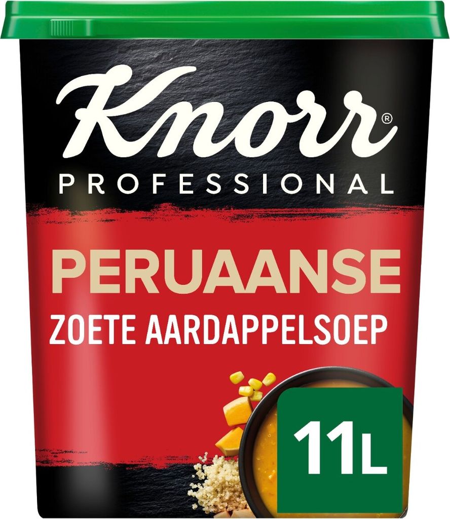 Knorr Professional Peruanisches Süßkartoffelsuppenpulver, Ergiebigkeit 11l - 1,1 Kilo