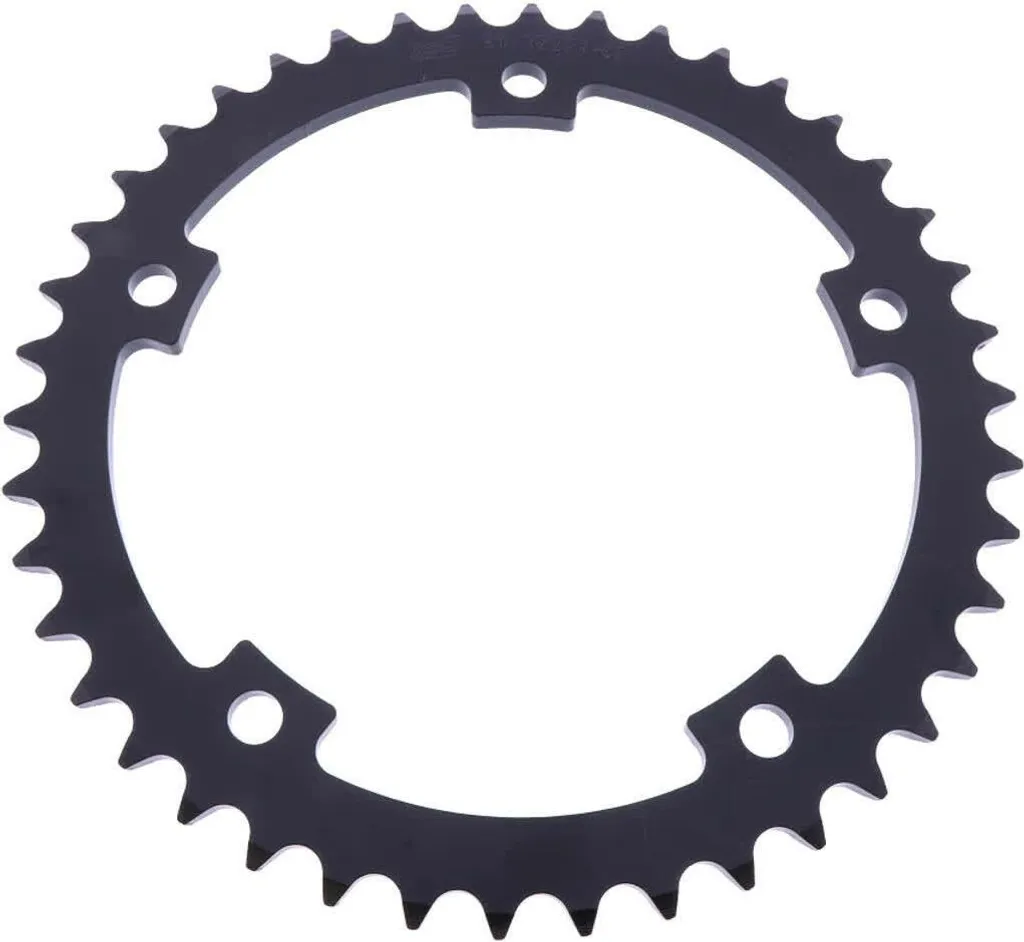 Couronne acier 520 ESJOT 42 dents noir contre l'usure de chaîne moto