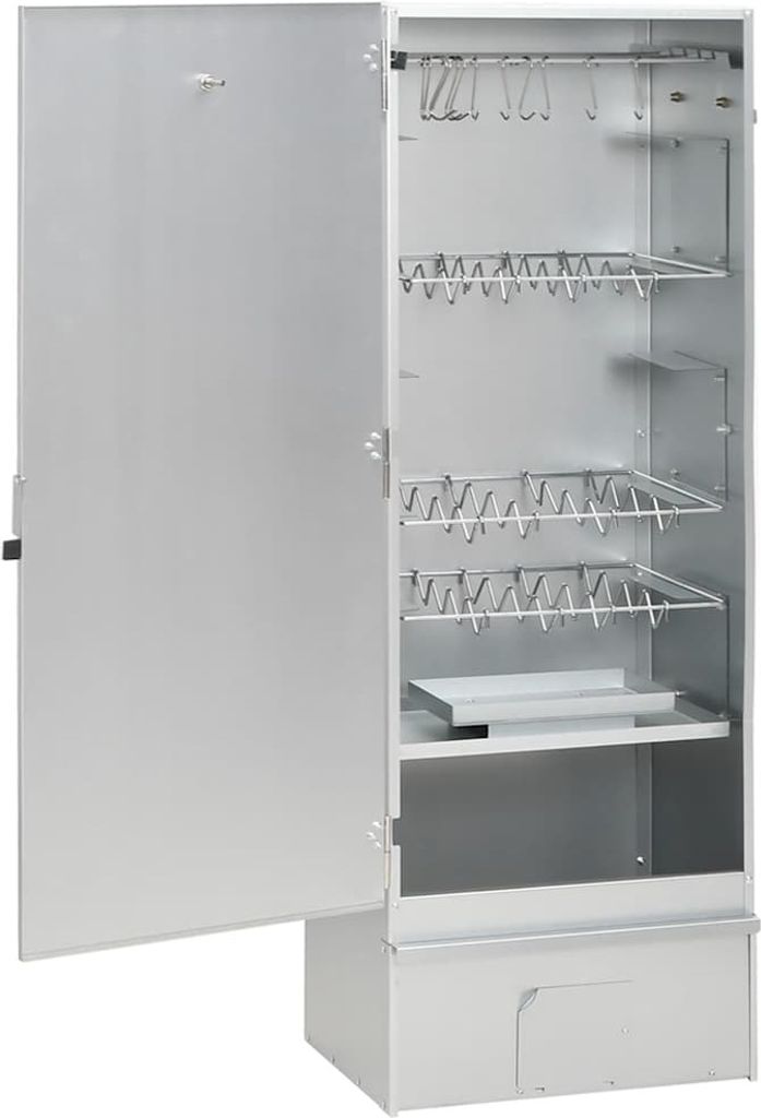 vidaXL Räucherofen mit Kaltrauchgenerator Verzinkter Stahl Produktbild 