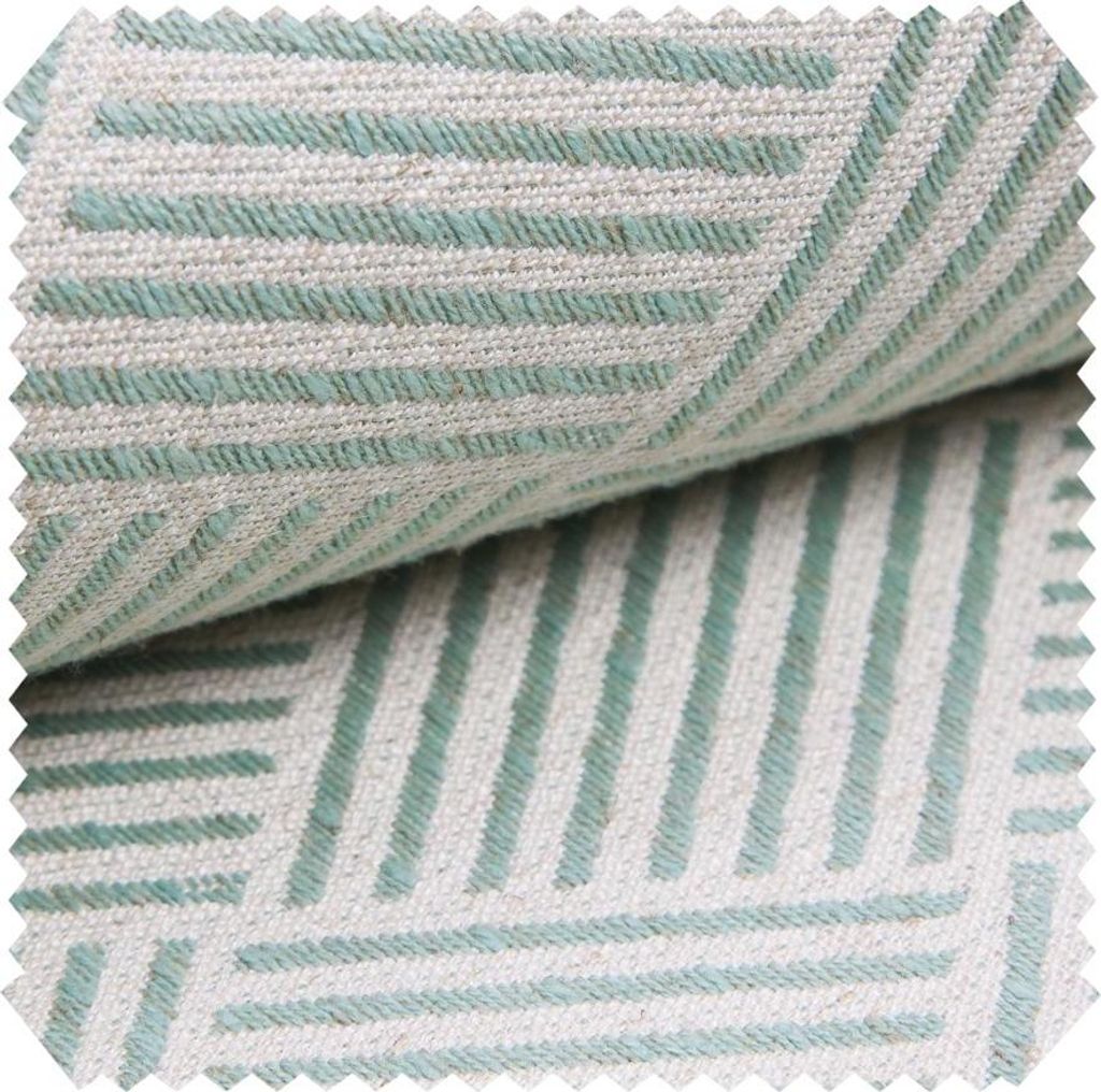 novely exquisit MODENA - Stilvoller Möbelstoff in Leinen-Look - Schwer Entzündbarer Polsterstoff - Pflegeleichte Meterware 1lfm - Farbe: 03 Wei...