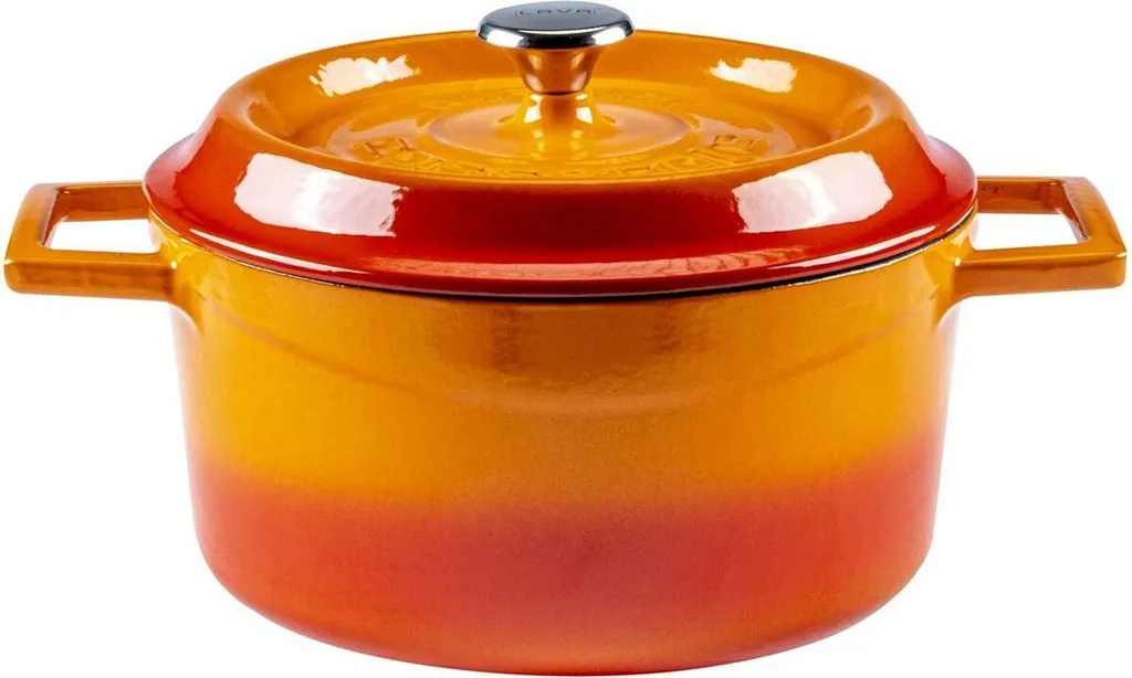 LAVA Metal Pentola Ghisa 20 cm 2,6L Arancione LVYTC20K2OR - Offerta