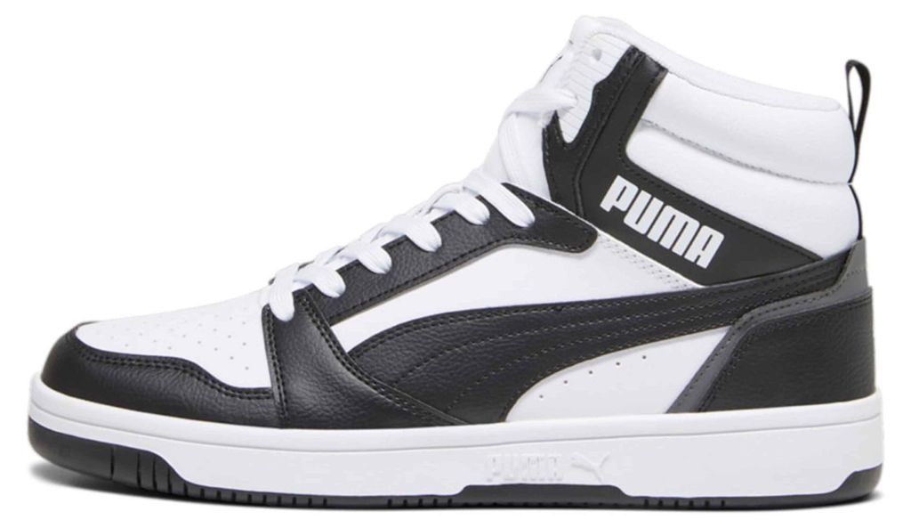 Puma Rebound v6 White-Black-Shadow Gray-White Größe EU 41 Produktbild 