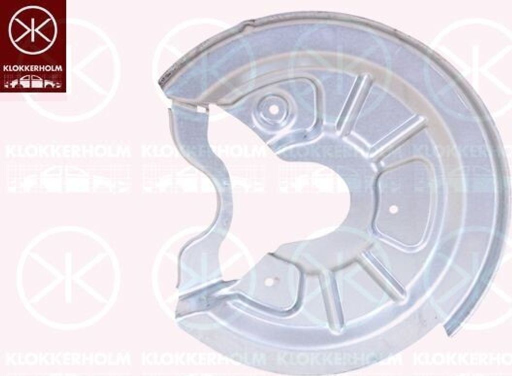 KLOKKERHOLM Spritzblech Bremsscheibe für VW GOLF VI (5K1) Hinten Links 9534877 Ankerblech