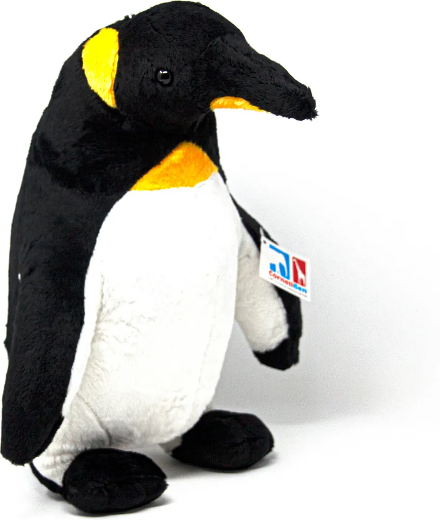 Peluche Pingouin Royal 40 cm Idéale pour Décoration Chambre Enfant