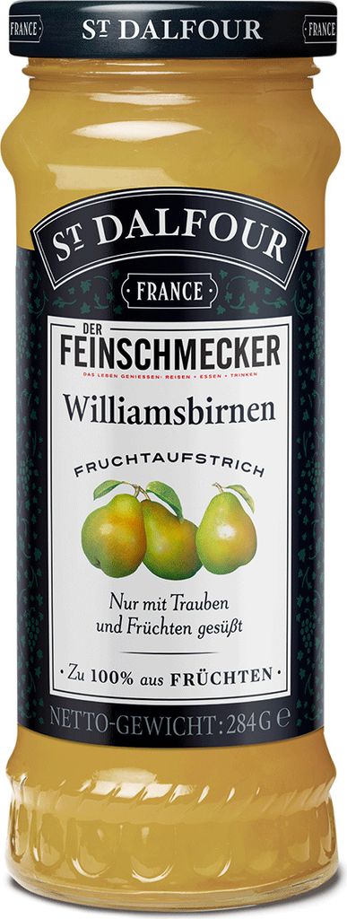 St. Dalfour Williamsbirnen köstlicher Fruchtaufstrich Produktbild 