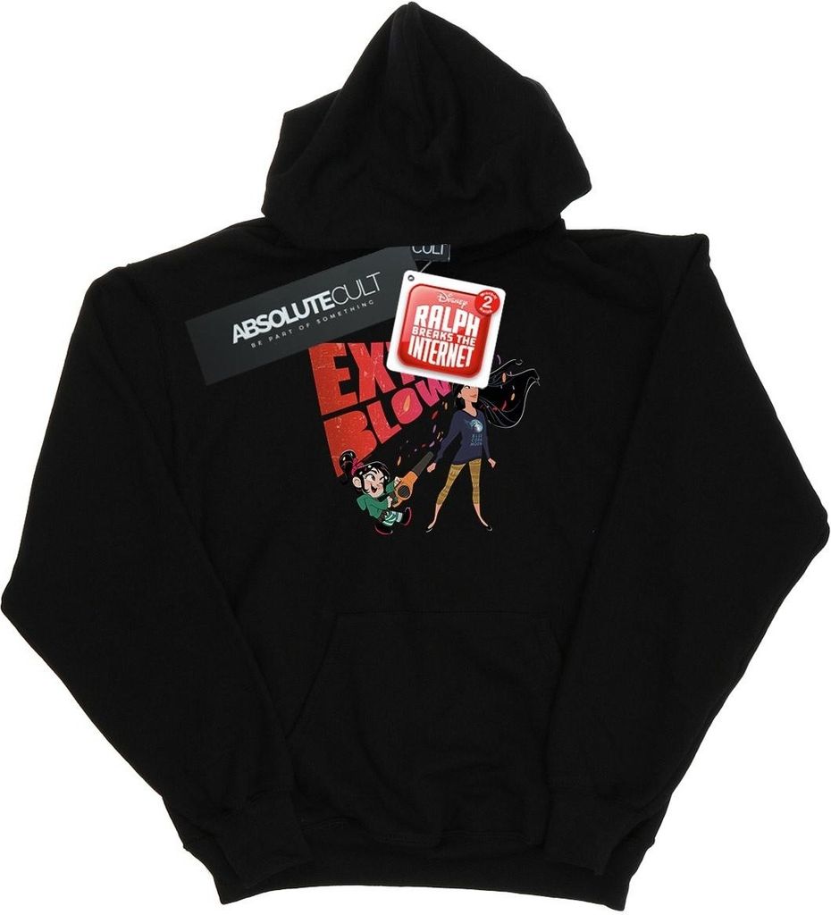 Disney - "Wreck It Ralph" Kapuzenpullover für Herren BI20232 (4XL) (Schwarz)