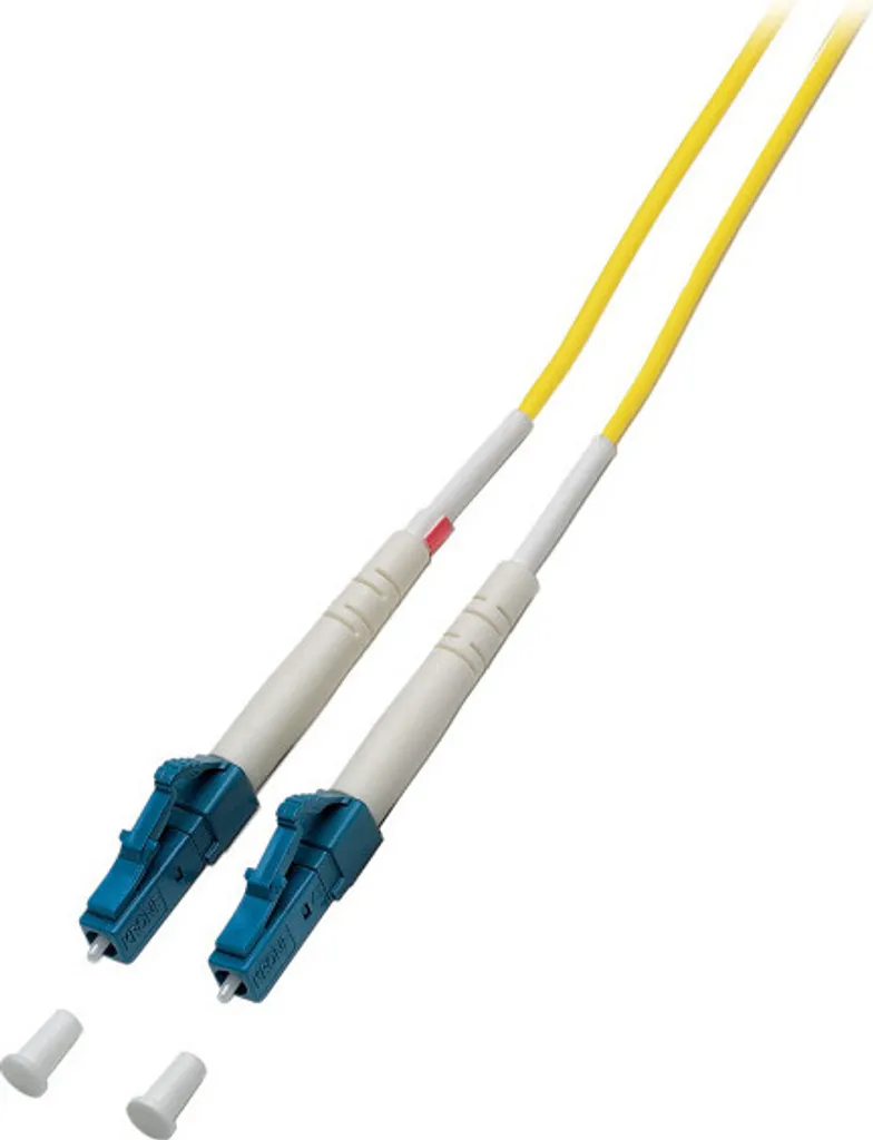 Cavo Fibra Ottica FTTH 10m LC-LC Simplex G657.A2 EFB-Elektronik Giallo