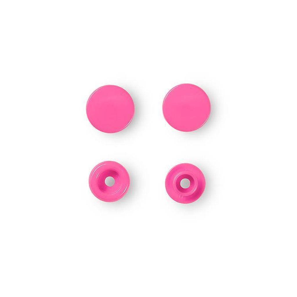 Prym Nähfrei Druckknöpfe Color Snaps rund 12,4mm pink