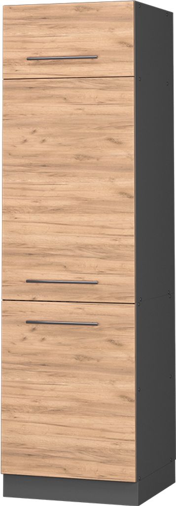 Skříňka na lednici Vicco Fame-Line Zlatý mocný dub 60 cm, Obrázek produktu 