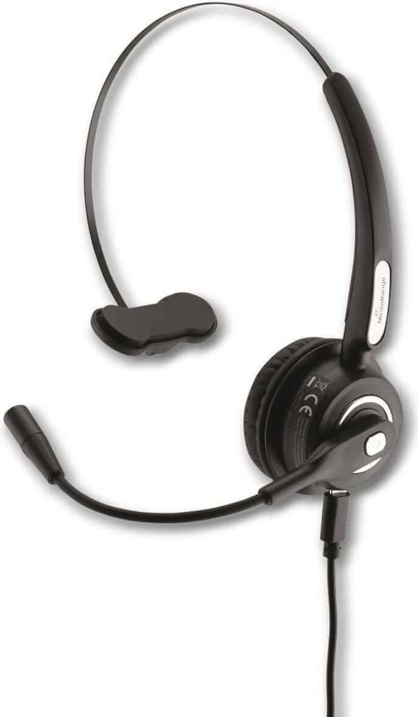 MediaRange MROS305 Kopfhörer & Headset Kabellos Kopfband Büro/Callcenter Bluetooth Schwarz