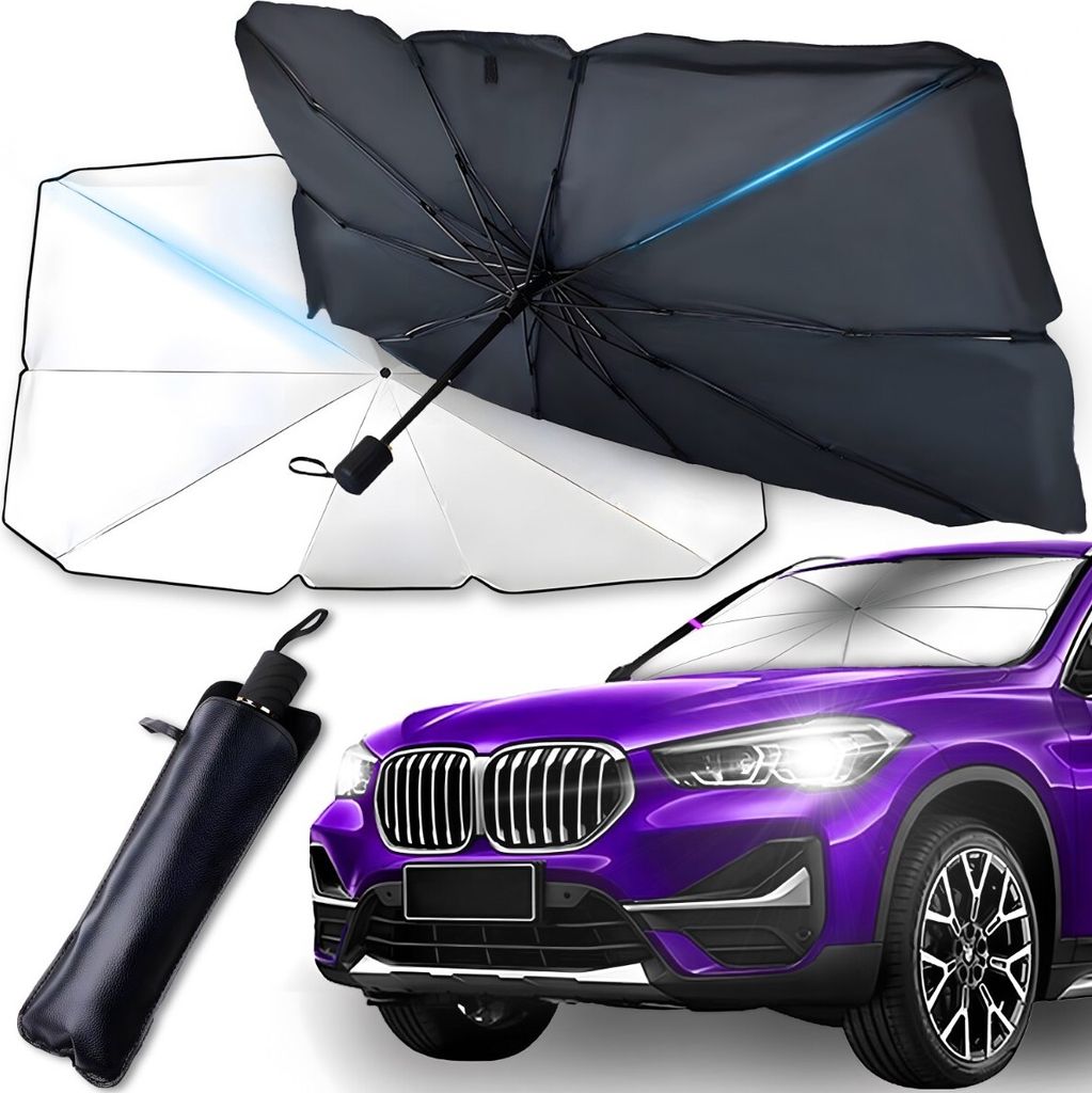 Pare-soleil voiture pare-brise pivotant à 360°, pare-brise Image du produit 