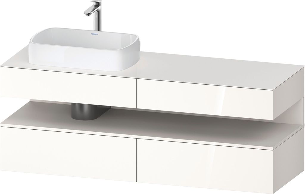 DURAVIT QA4777084220000 QTGO KWTU WH Ek 1600x550x600 Wß Hgl.