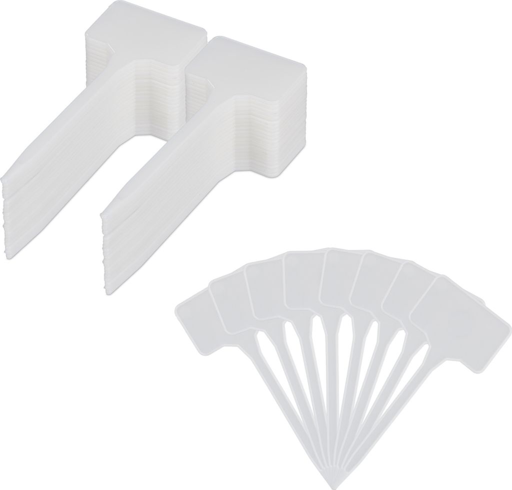 relaxdays Pflanzenschilder 100 St. zum Beschriften