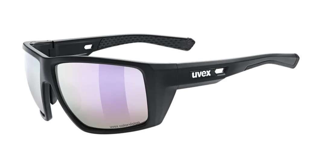 Lunettes sport anti-buée Uvex mnt venture CV noir mat haute vision