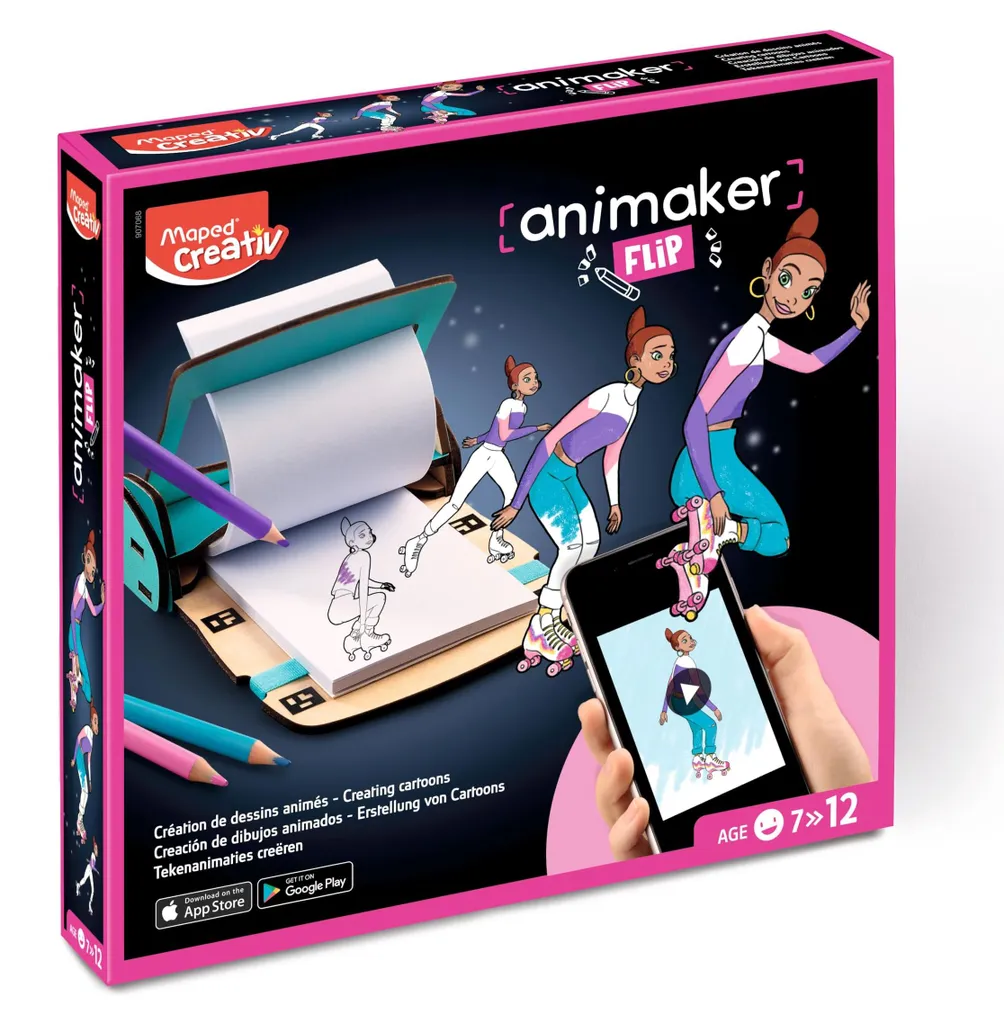 Animaker Flip Girly - Solution Créative pour Apprendre l'Animation Facile