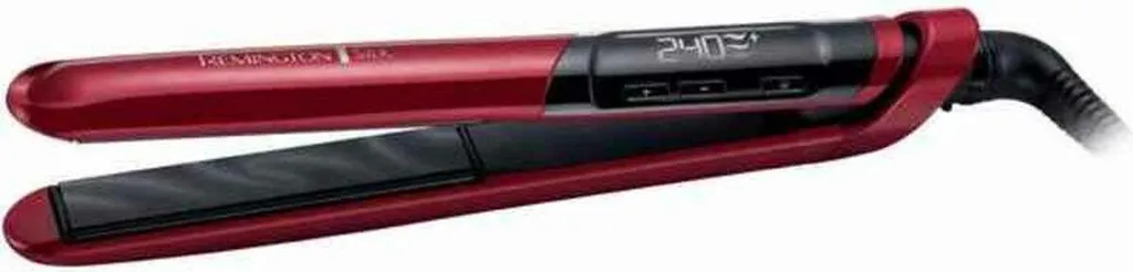 Remington S9600 Silk Lisseur Cheveux Noir et Rouge Revêtement Céramique